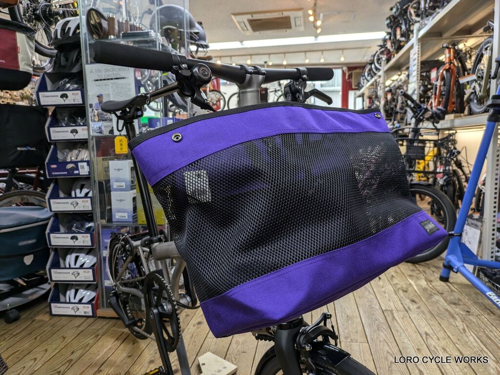 BROMPTON用メッシュバスケットバッグが入荷しました。 : LORO BROMPTON用メッシュバスケットバッグが入荷しました。 : LORO
