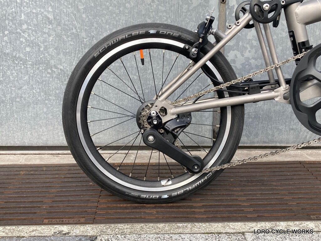 BROMPTON T-Lineをライトにカスタムさせて頂きました。 : LORO CYCLE WORKS