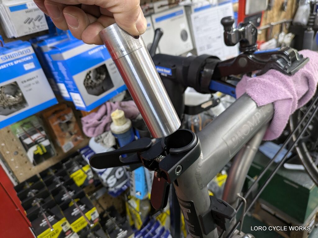 やっぱり日本初？BROMPTON T Line シートスリーブ交換～完結編