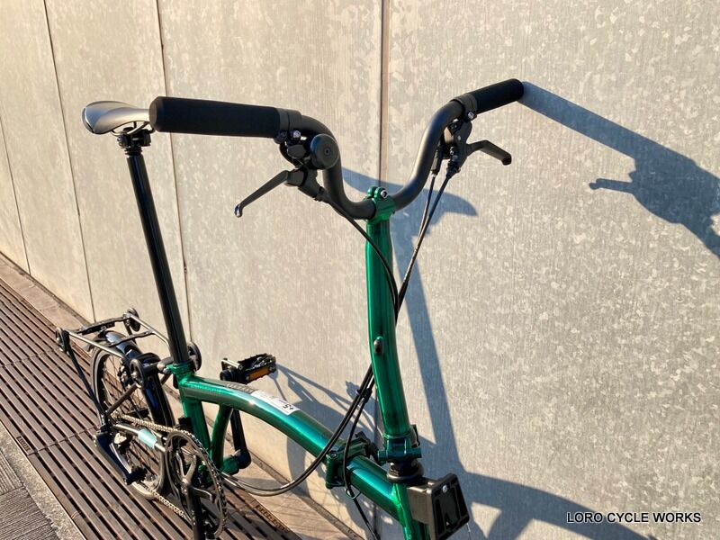 ブロンプトン　Pライン4速　エメラルドラッカー BROMPTON P Line Emerald Lacquer入荷しました!! : LORO