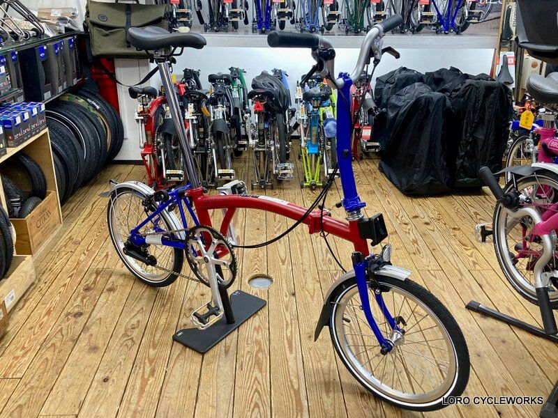 BROMPTON - brompton M3L 廃盤人気カラーワインレッド brompton M3L 廃盤人気カラーワインレッド（ブロンプトンが