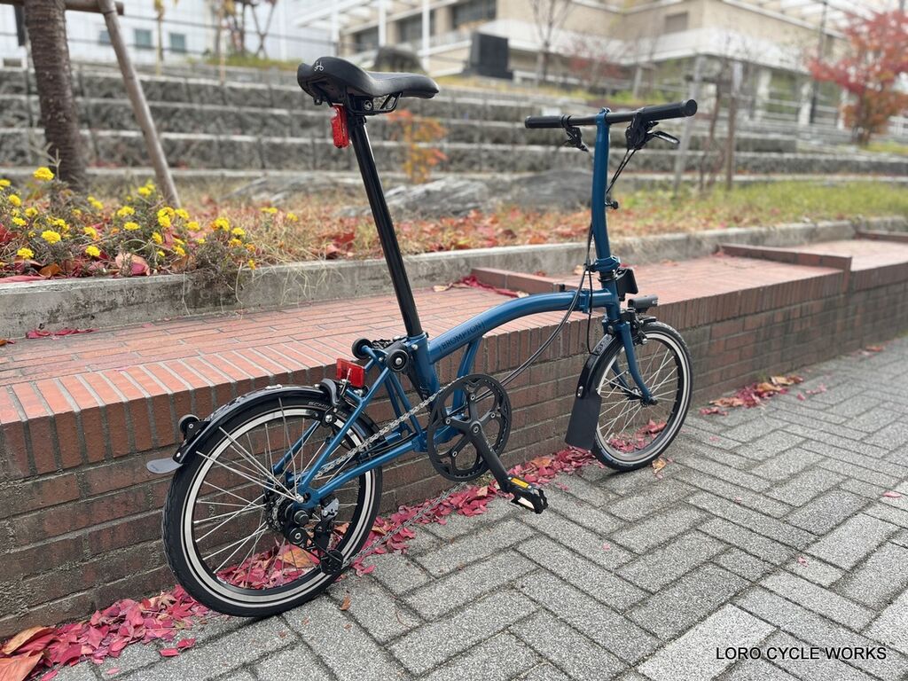 BROMPTON urban 2速モデルをH&H外装5速化キットで進化させた