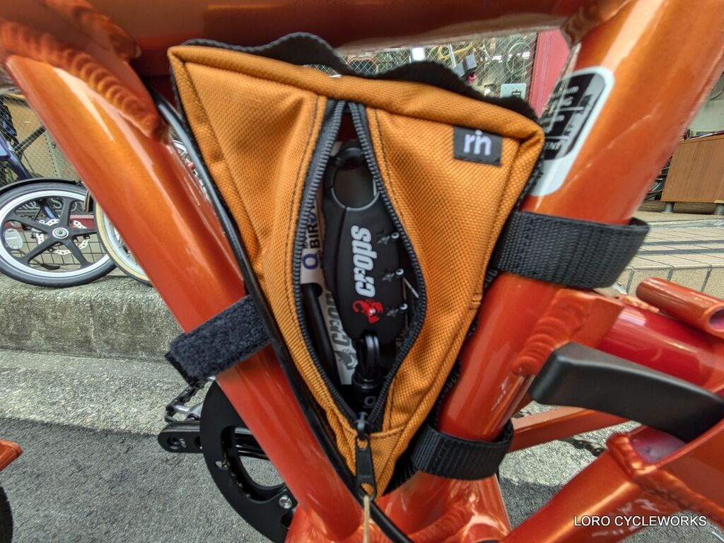 birdyのあのスペースを有効活用するフレームバッグが入荷しました