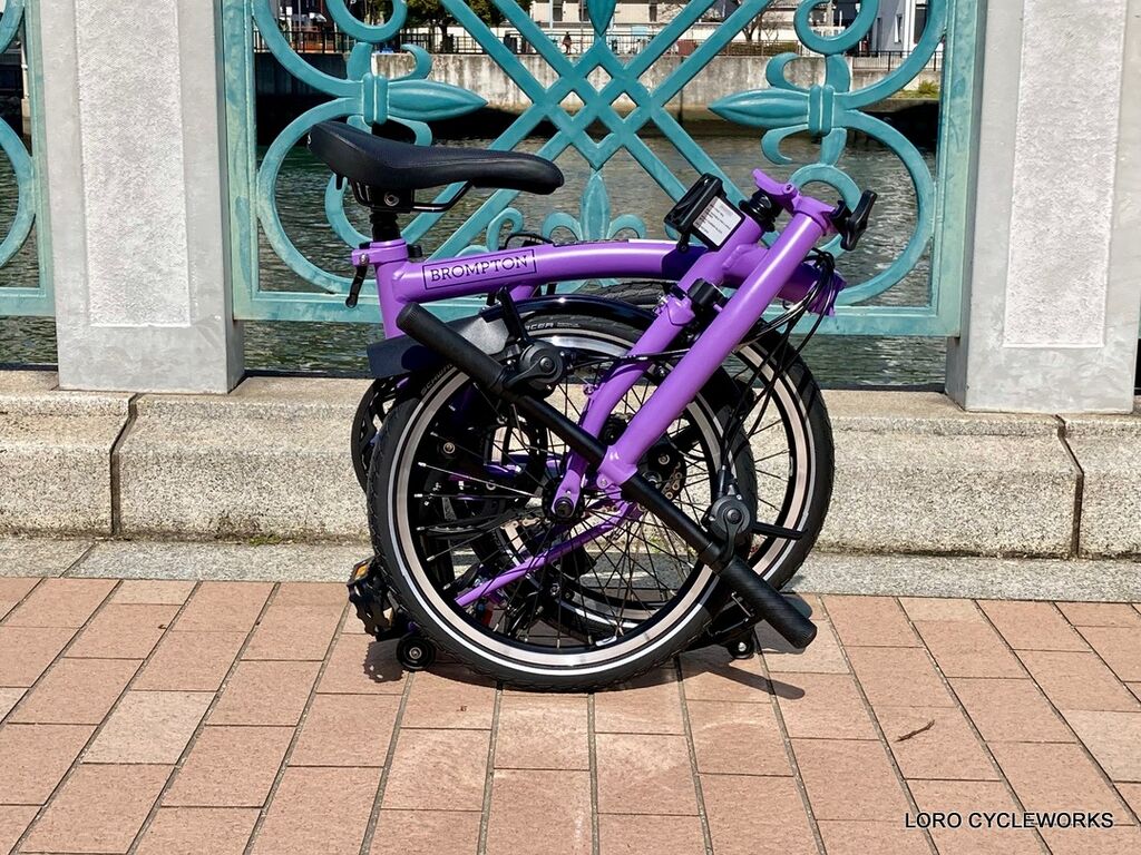 ブロンプトン【ポップライラック】1台キャンセルが出ました！ : LORO