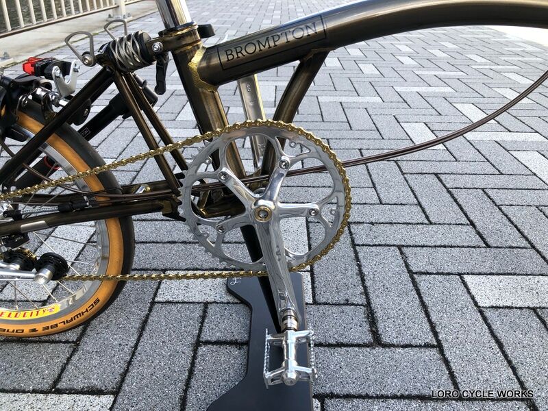 BROMPTON4速化×Polished parts : LORO CYCLE WORKS