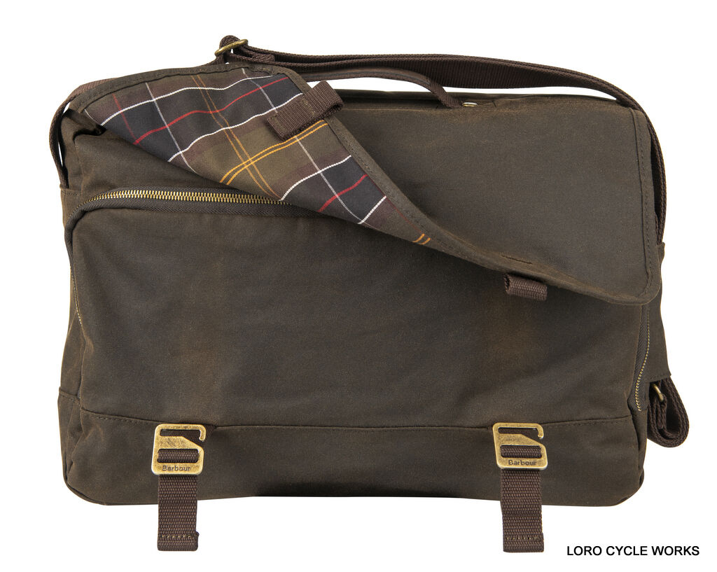 Barbour × Brompton Wax City Bag : LORO CYCLE WORKS Barbour × Brompton Wax City Bag : LORO CYCLE WORKS