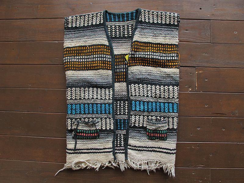 メキシカンラグ・ベスト ウエストライド MEXICAN RUG VEST メキシカン