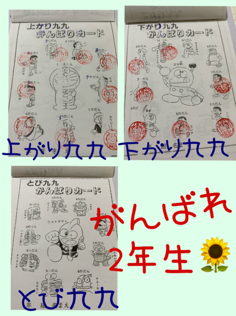 かけ算九九 下がり九九が大事 掛け算名人になろう 今が大切です 完璧に覚えられるように お手伝いします ぜひ 学研まんまる教室へ まんまるブログ