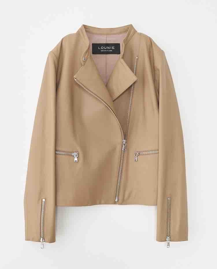 LOUNIE ルーニー ライダース ジャケット ラムレザー 本革 2026年最新】LOUNIE レディース レザージャケット・ライダースの人気