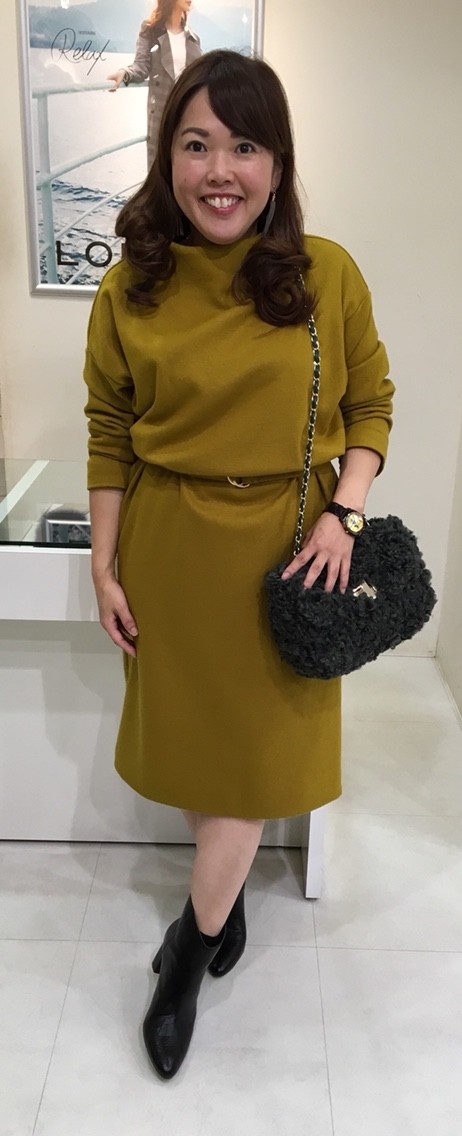 ボトルネックワンピース lounie アミュプラザ長崎 ボトルネックワンピース lounie アミュプラザ長崎