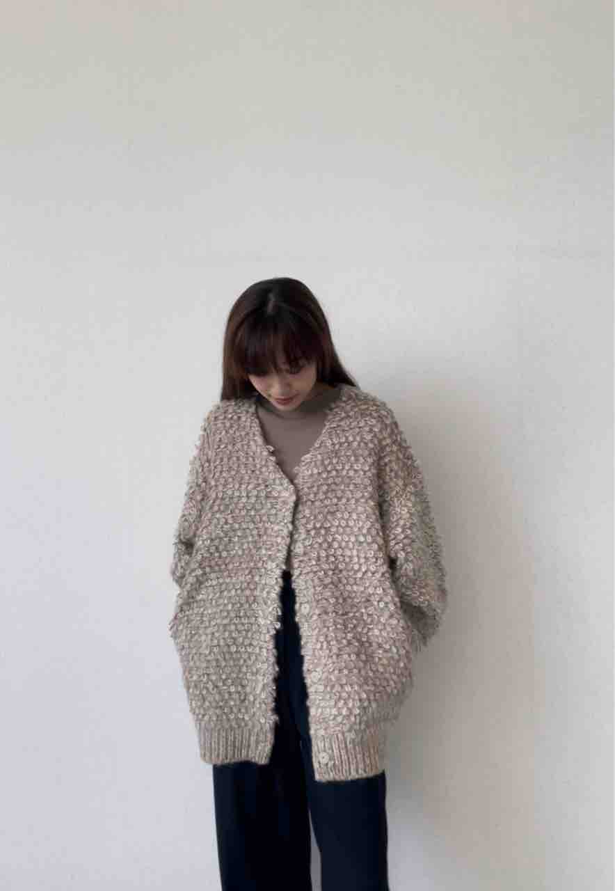 CLANE』MIX LOOP MOHAIR KNIT CARDIGAN : lourdeselmのblog CLANE』MIX LOOP MOHAIR KNIT CARDIGAN : lourdeselmのblog