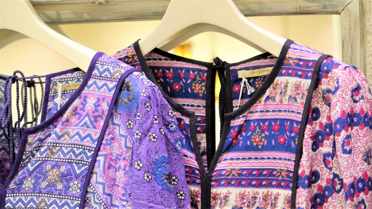 ヌキテパ エスニックプリントドレス Lourdeselmのblog