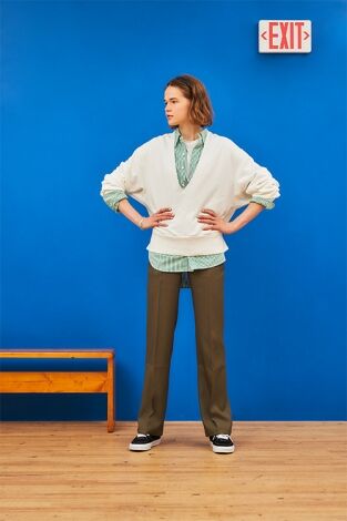 THE SHINZONE/シンゾーン マリタイムミュージアムVネック スウェット THE SHINZONE（ザ シンゾーン）の「THE SHINZONE/シンゾーン