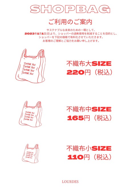 ショッパー価格帯