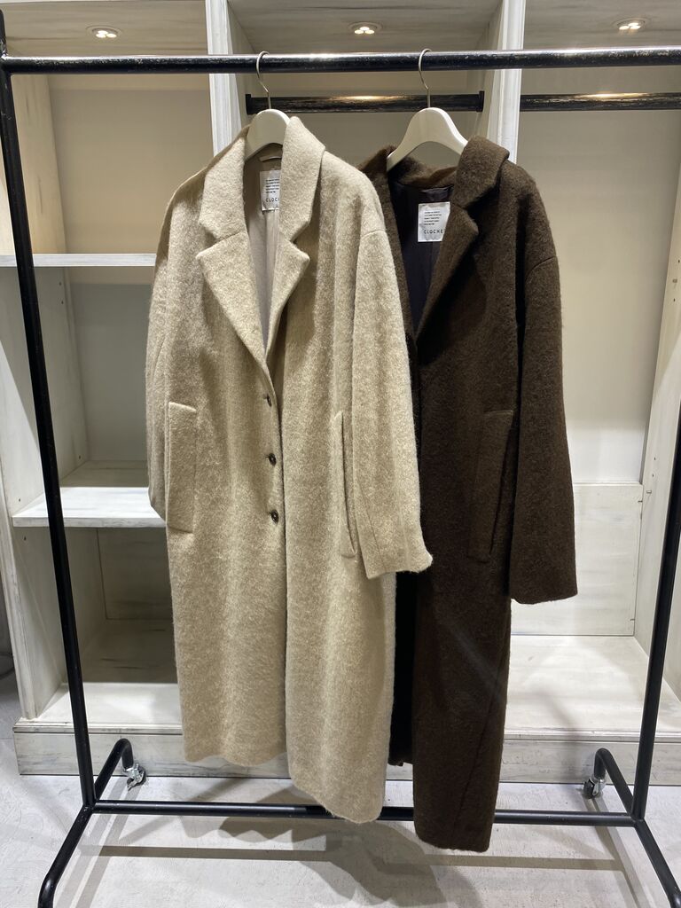 49500円新品クロシェ【 CLOCHE 】2wayウールロングコート CLOCHE 】2wayウールロングコート | valance 福井｜レディース