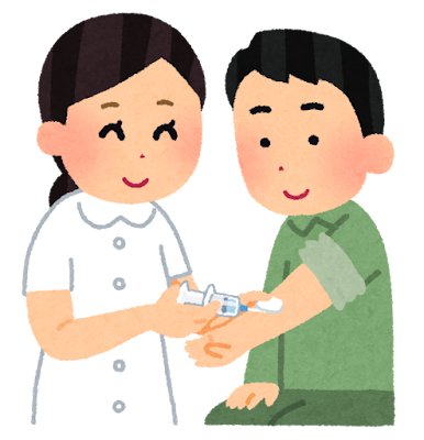 採血する時のババア看護師の安心感
