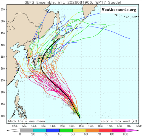 台風18号の進路予想ｗｗｗｗｗｗｗ
