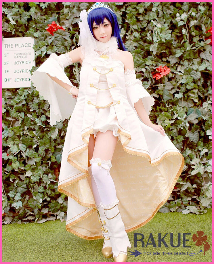 ラブライブ！】園田海未風 ウェディング・ドレス コスプレ衣装 