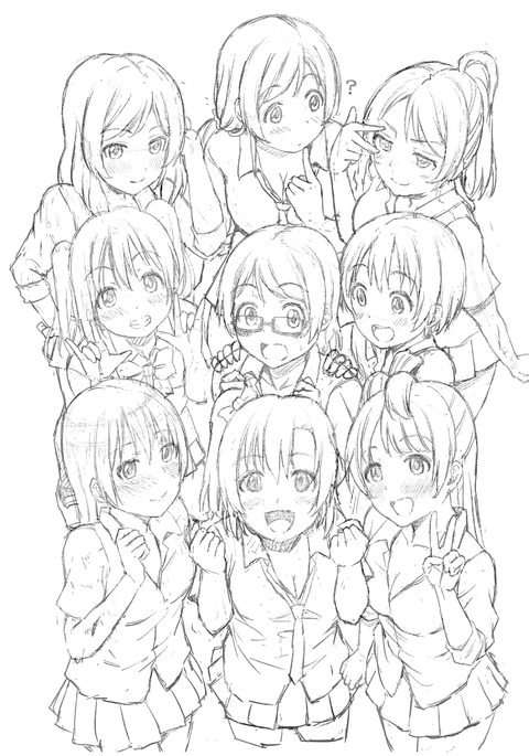 ヌけるラブライブガールズ画像くれｗPart3109