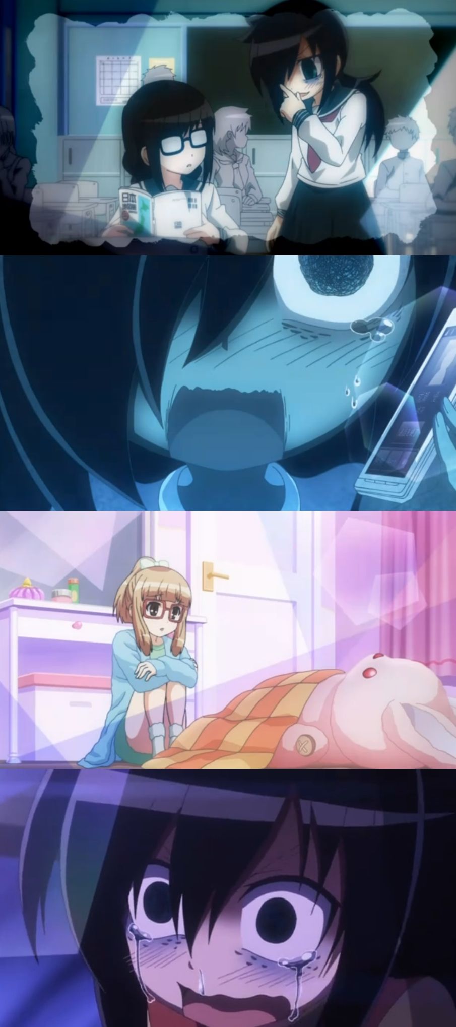 私がモテないのはどう考えてもお前らが悪い 喪12 モテないし 将来を考える 最後まで凄い顔だったｗ アニメっこねっと