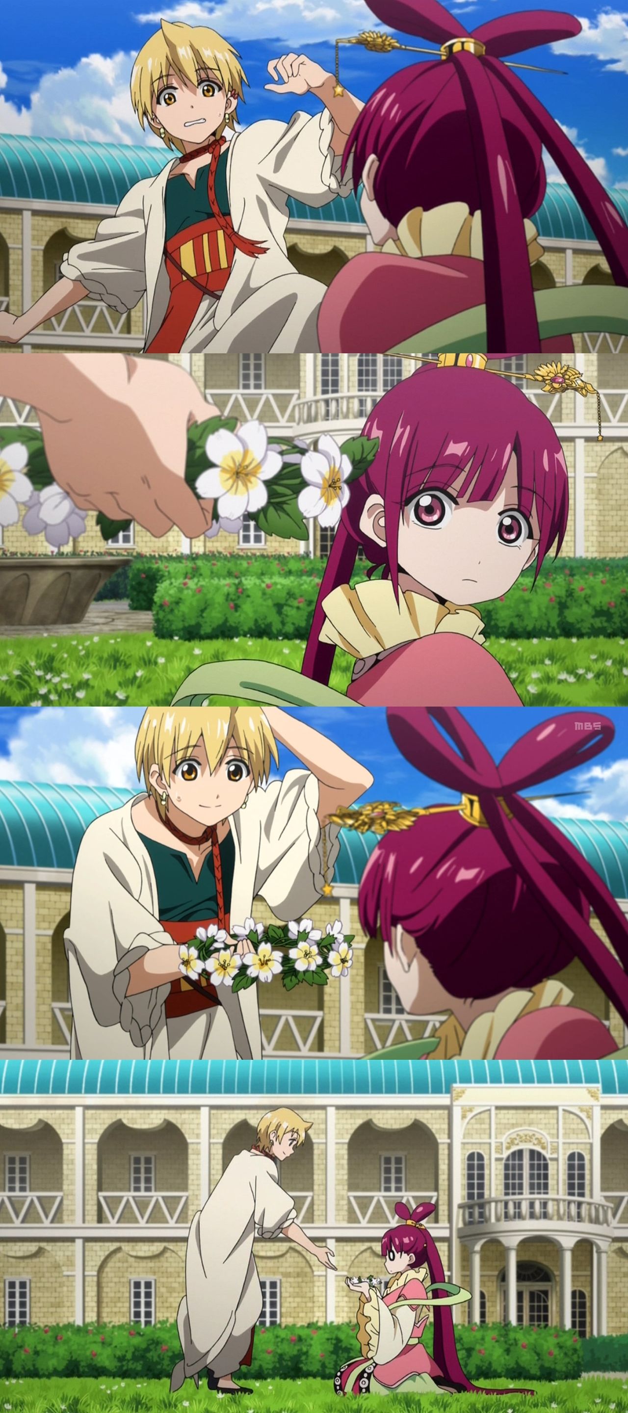 マギ Magi 第2期 第1話 旅立ちの予感 悲しい姫だったのに セクハラされてる姿の方が印象強いとか 感想まとめ アニメ っこねっと