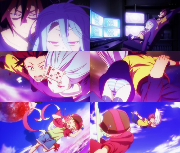 ノーゲーム ノーライフ 第1話 遂に人生バグった兄妹 感想 アニメっこねっと