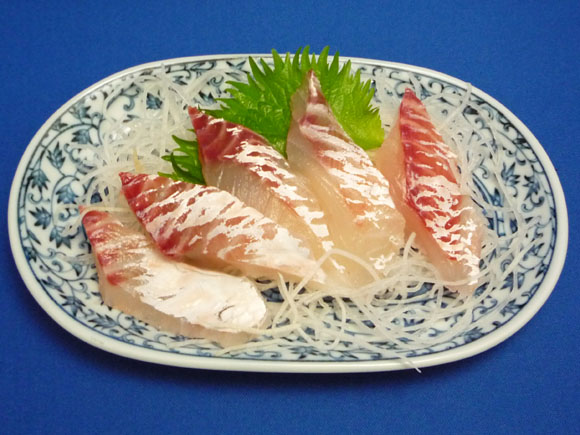 チヌの刺身 呑んだくれだより