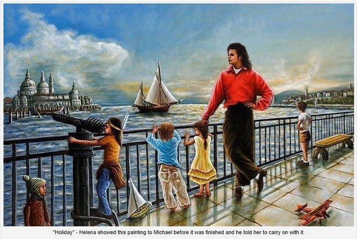 マイケルを描いた絵たち : I'll Be There