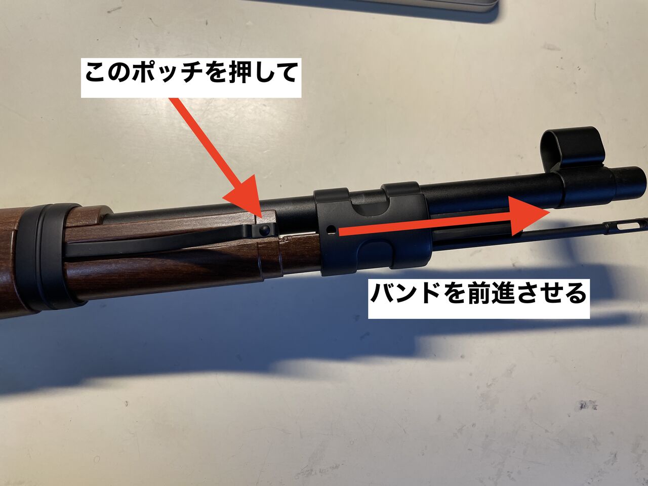 分解解説①】Snow Wolf Mauser Kar98K エアコッキング : Bravo1は自重 