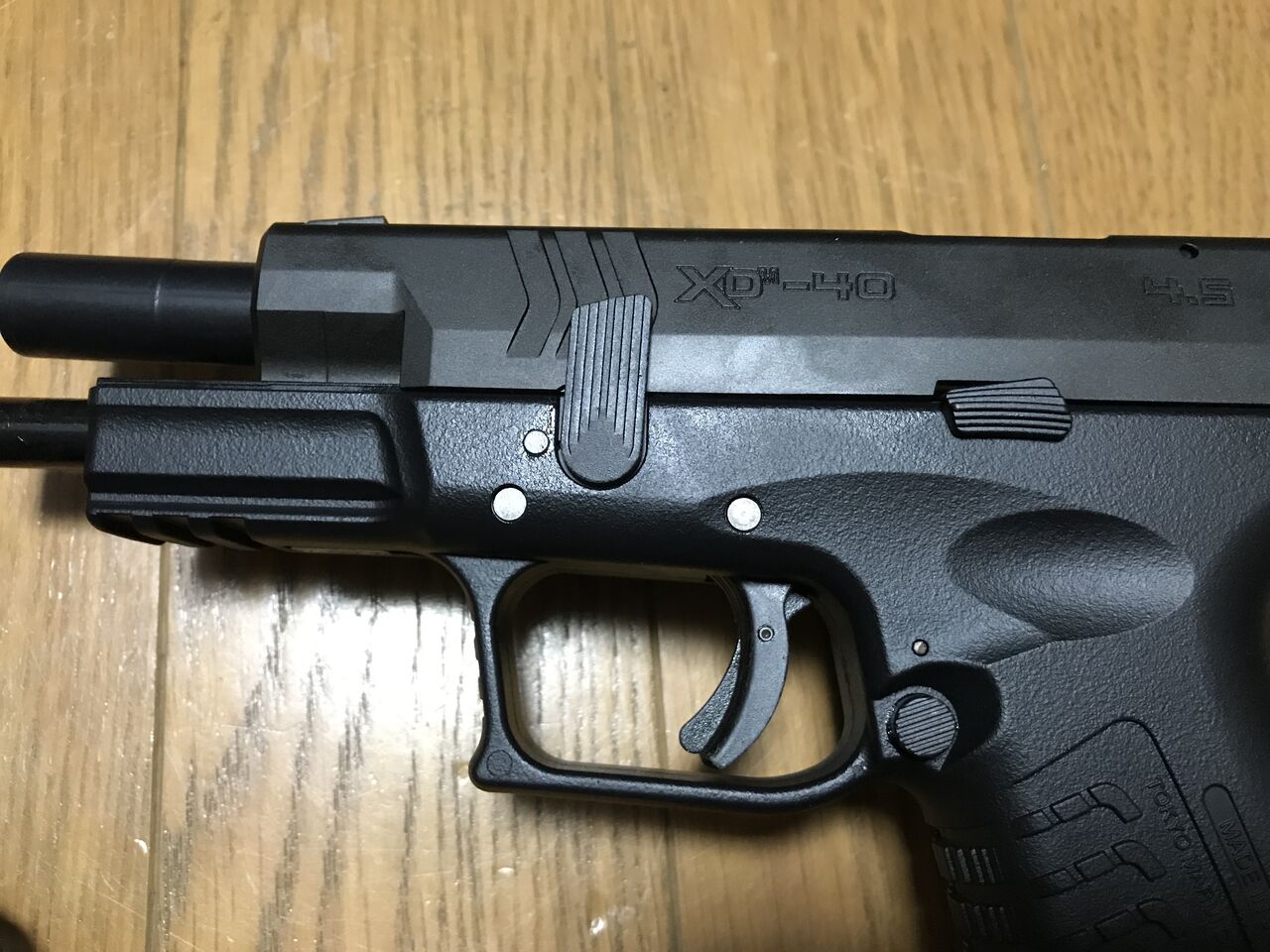 エアガンレビュー】東京マルイ XDM-40 : Bravo1は自重で落下します