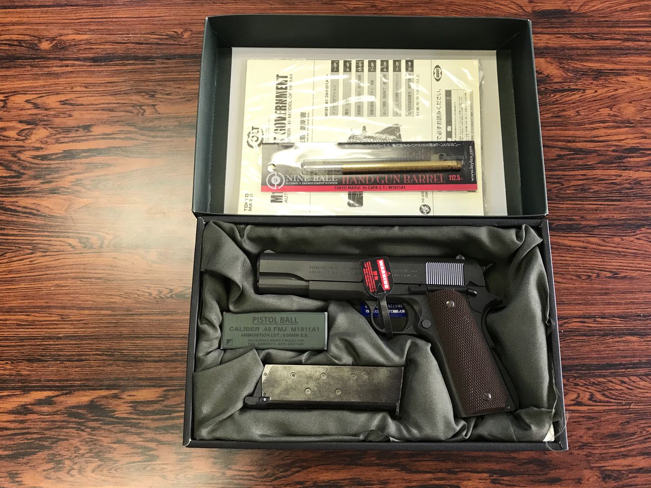 東京マルイ M1911A1 ガスハンドガン マガジン2個付き エアガンレビュー】東京マルイ COLT M1911A1 GBB : Bravo1は自重