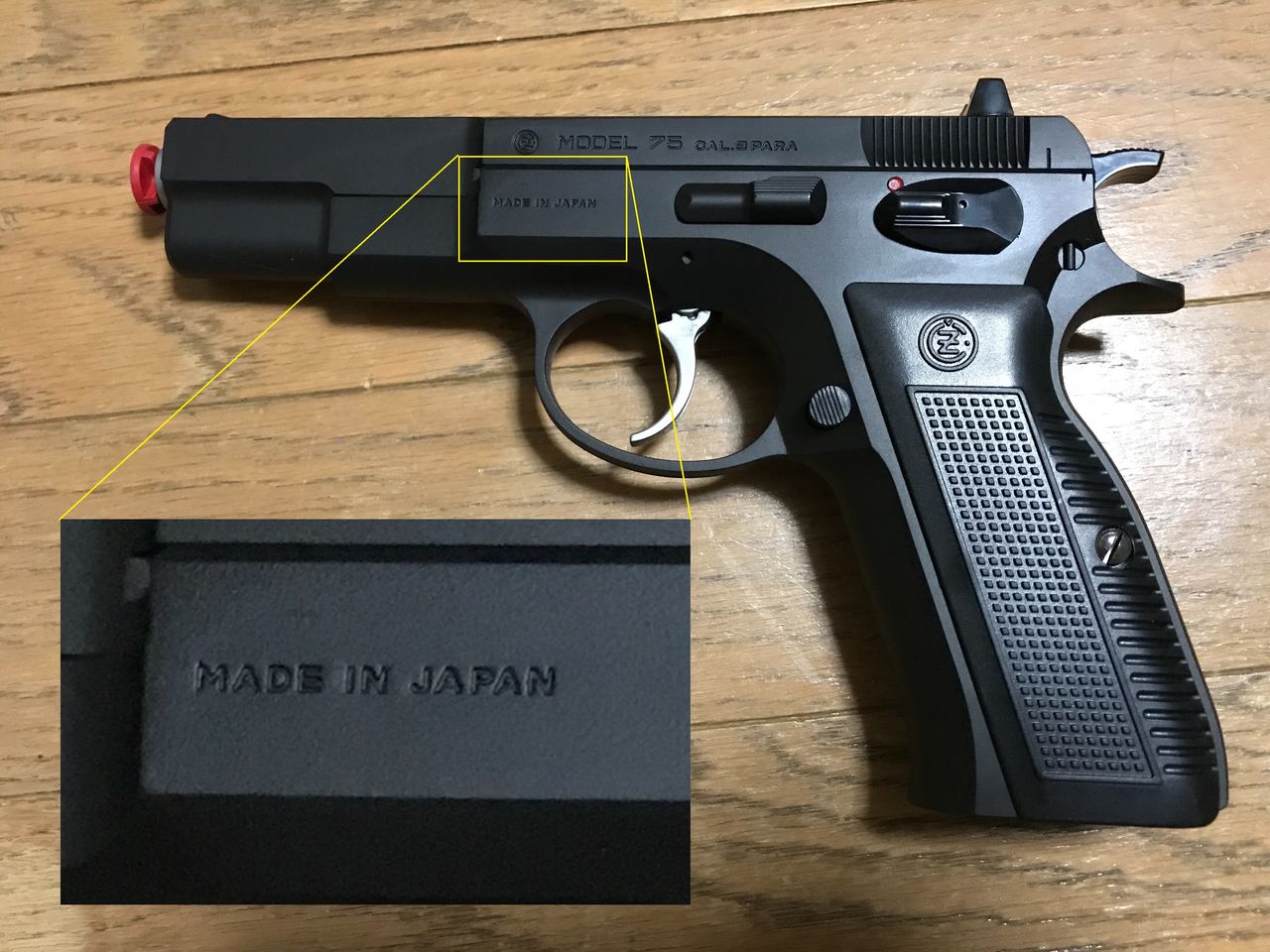 エアガンレビュー Ksc Cz75 1st Version Gbb Bravo1は自重で落下します