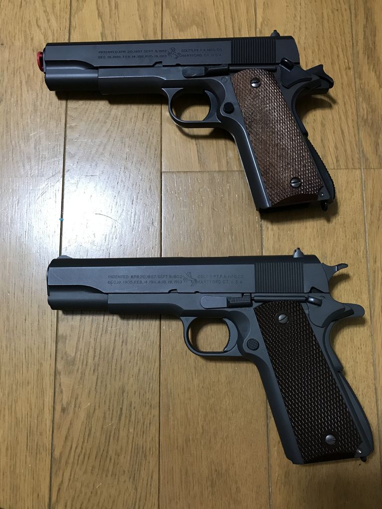 WA ガバメント M1911A1 HW-R WA渋谷店整備済 トリガ MEU換装 期間限定価格 整備済 MGC M1911A1 ガバメント HW 限定品 イサカ