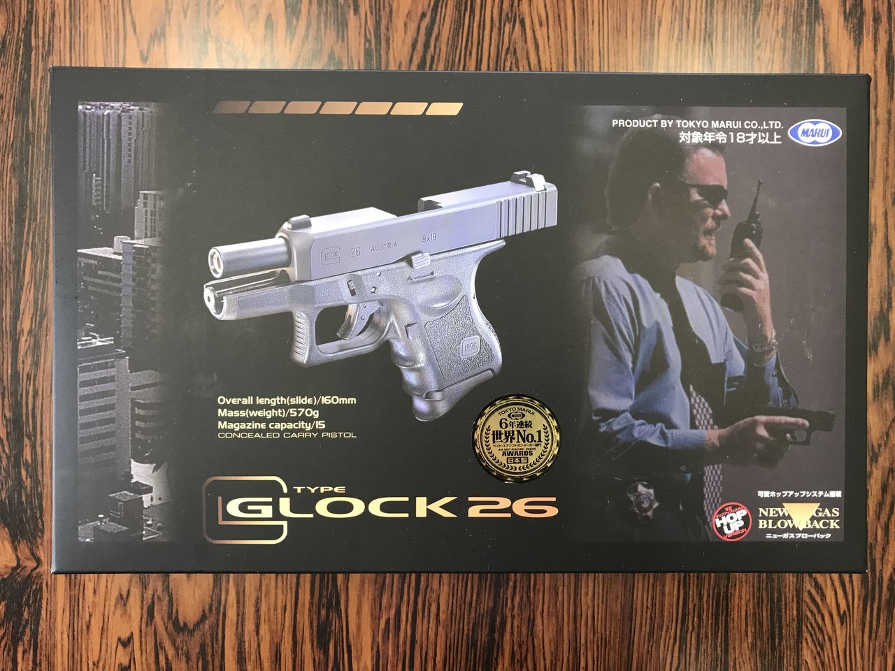 エアガンレビュー】東京マルイ GLOCK26 GBB : Bravo1は自重で落下します