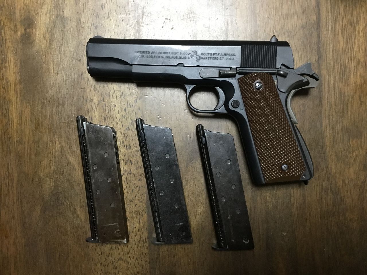 ウエスタンアームズ M1911A1カーボンブラック - トイガン