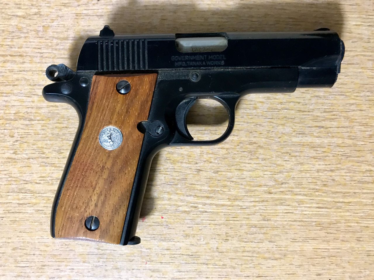 エアガンレビュー】タナカワークス Colt .380AUTO : Bravo1は自重で