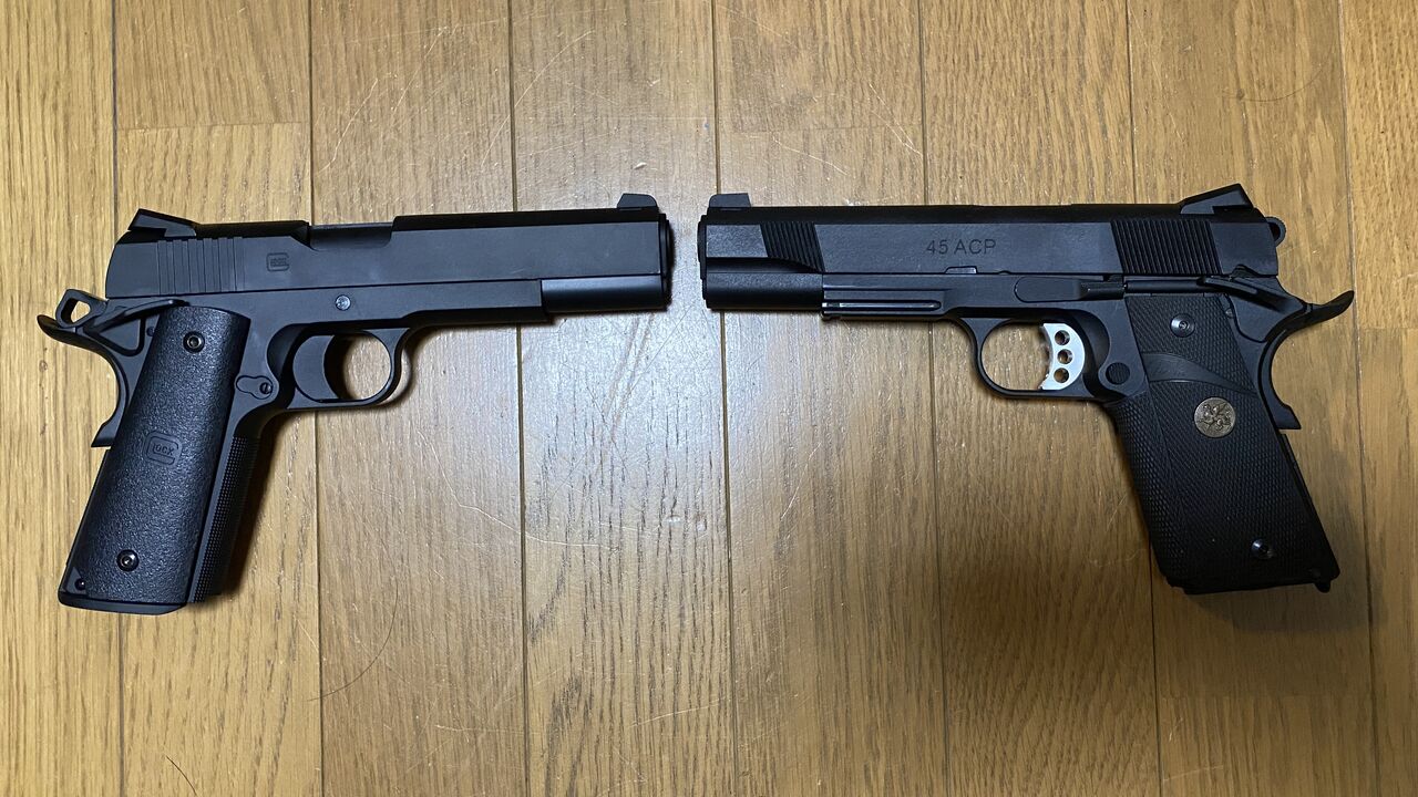 エアガンレビュー】ArrowArms Glock1911 GBB : Bravo1は自重で