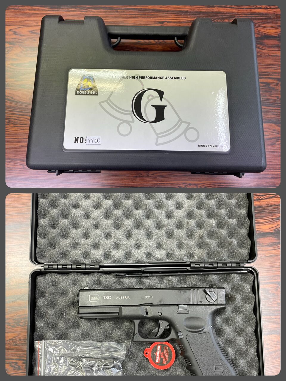 エアガンレビュー】DoubleBell GLOCK18C GBB* : Bravo1は自重で