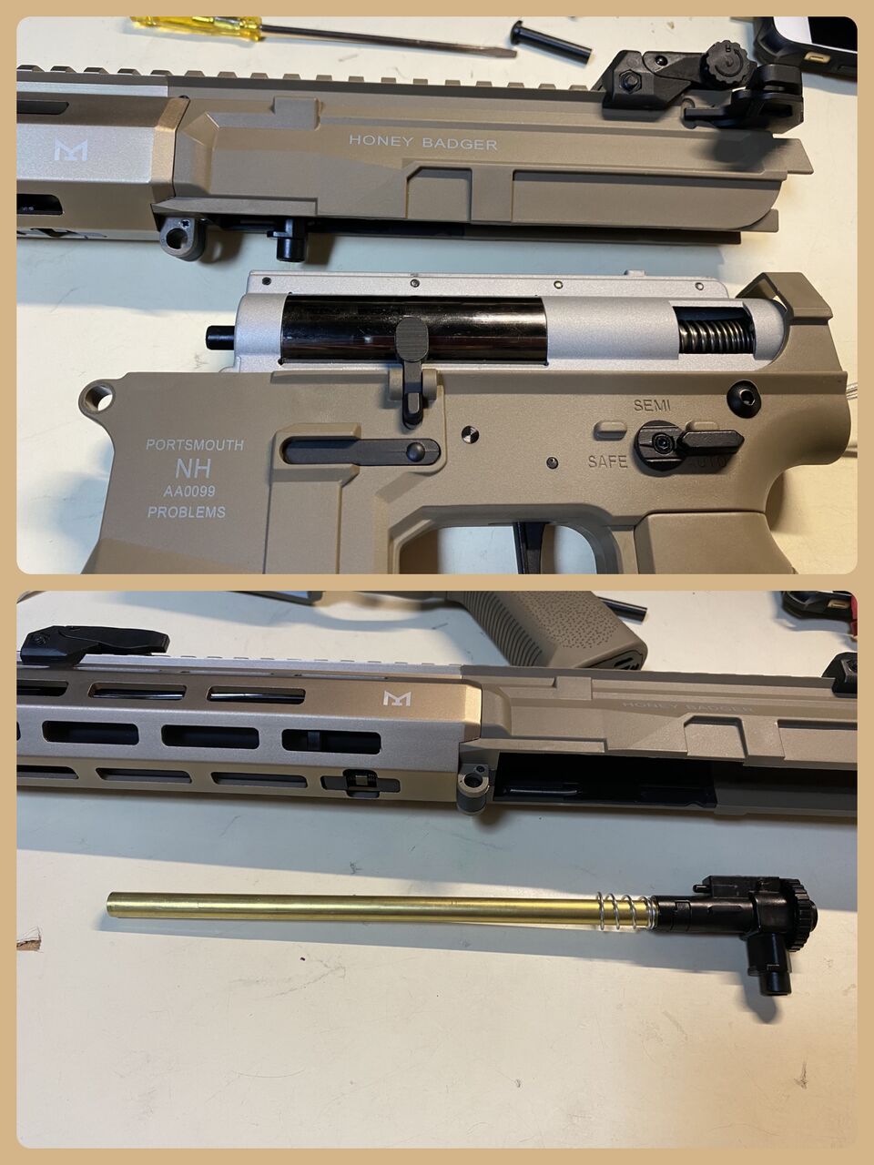 ハニーバジャー Amazon | Double Eagle Honey Badger by Q SBR AEG (スポーツ