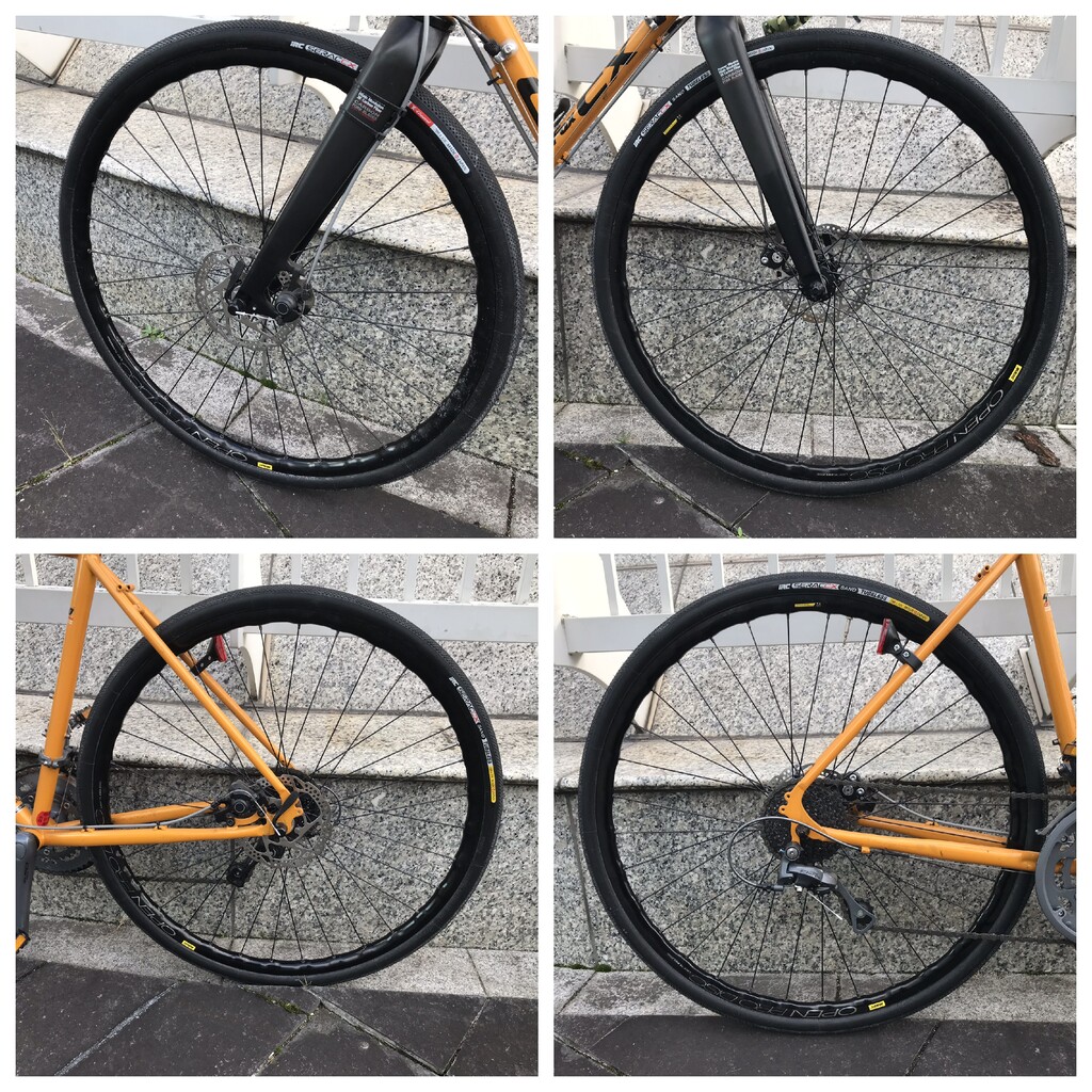 手組みホイールmavic open pro ust discスラム対応新品未使用 MAVIC OPEN PRO UST DISCリムとSTSwiss 350 DISCハブで手組み