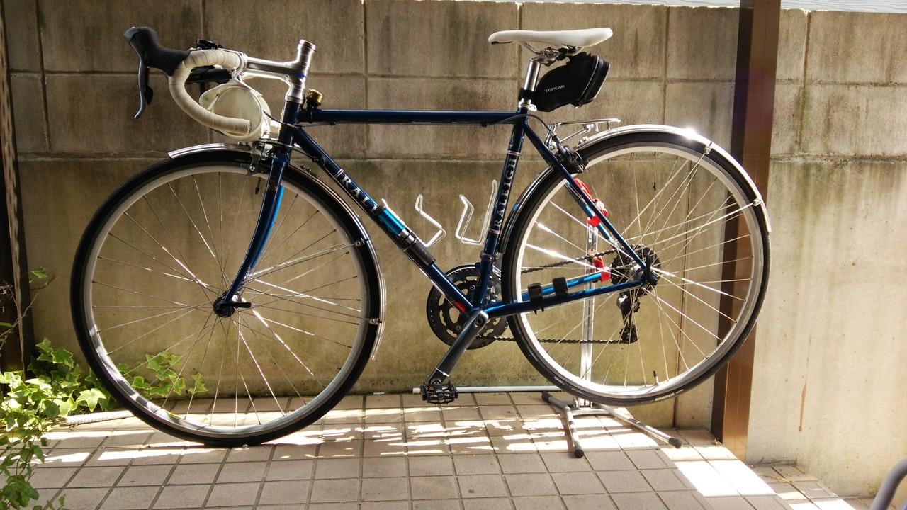 （最終値下げ）ラレーカールトン　グリーン RALEIGHラレー カールトンF クロモリ