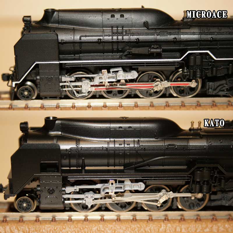 熱い販売 D51なめくじ - 電子仕掛けのリンゴ : KATO/MICRO-A - 比較 鉄道模型
