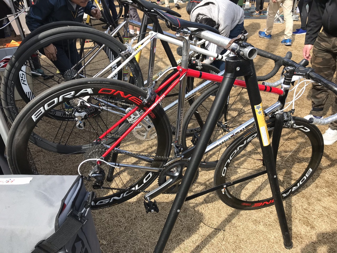 【美品】クロモリロードバイク macchi（マッキ） （ホイール除く） macchi cycles ☆ ディスクロード 完成！ - whoo bicycles