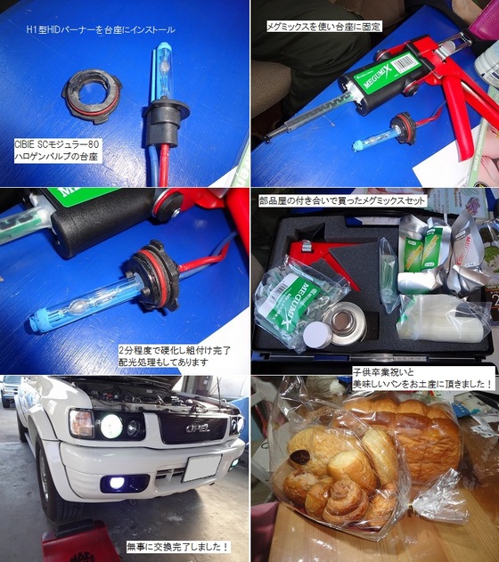 CIBIE SCモジュラー 80mmフォグランプ HID化 シビエ