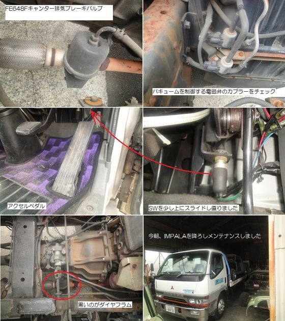 Fe648f ニューキャンターの排気ブレーキ不良 Lowriderfactory Classic Car Repair Shop ﾛｰﾗｲﾀﾞｰﾌｧｸﾄﾘｰﾌﾞﾛｸﾞ