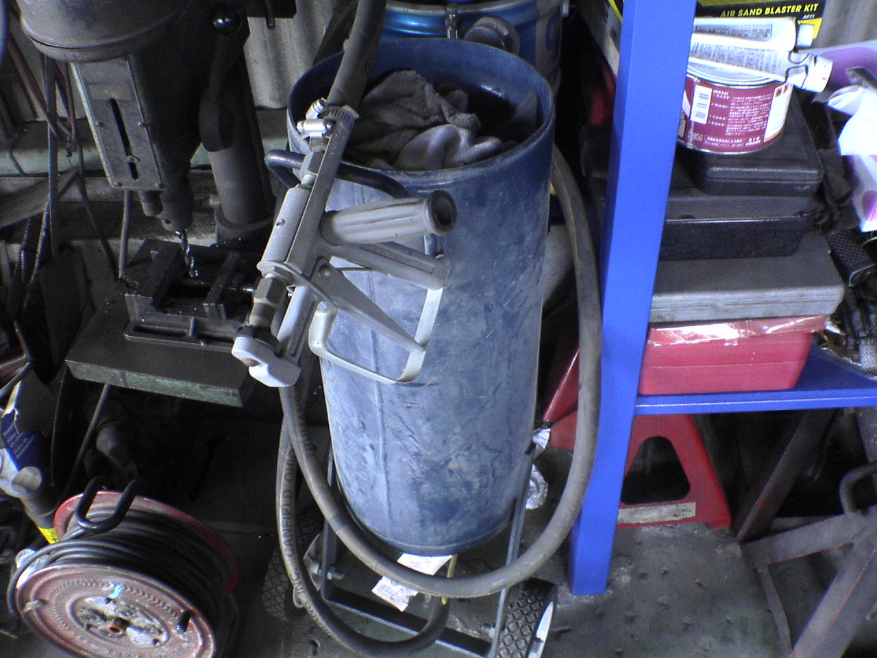 サンドブラストマシーン製作 Lowriderfactory Classic Car Repair Shop ﾛｰﾗｲﾀﾞｰﾌｧｸﾄﾘｰﾌﾞﾛｸﾞ