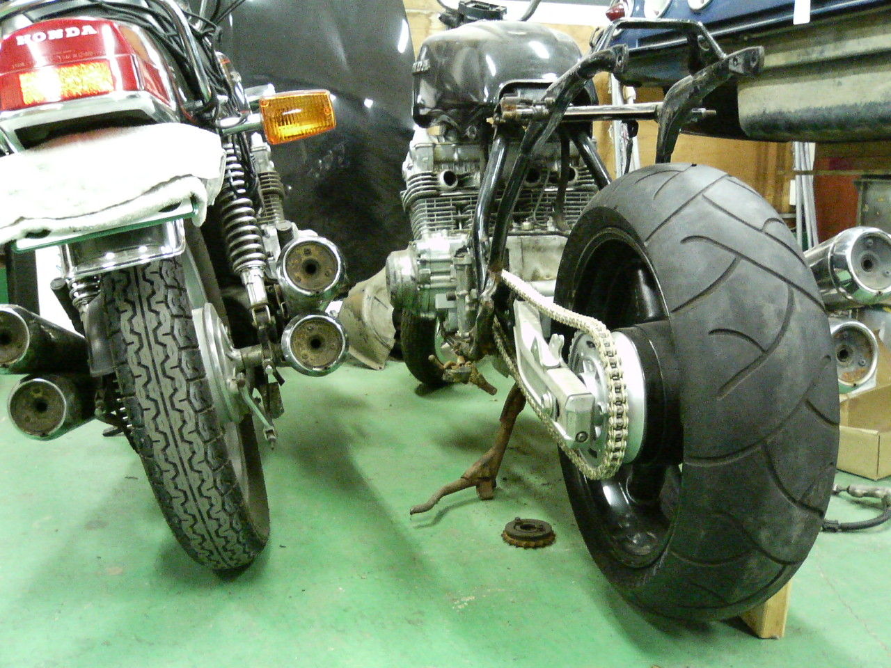 ワイドタイヤ装着 0 50zr17 チェーンライン Lowriderfactory Classic Car Repair Shop ﾛｰﾗｲﾀﾞｰﾌｧｸﾄﾘｰﾌﾞﾛｸﾞ