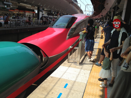 新幹線見物に東京駅へ Part2 ローテクパワーど楽観思考