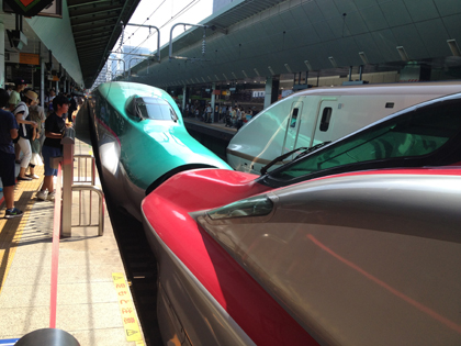 新幹線見物に東京駅へ Part2 ローテクパワーど楽観思考