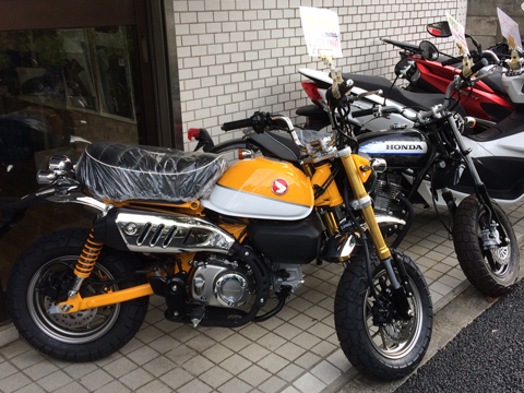 新型 モンキー125を見かけた ローテクパワーど楽観思考